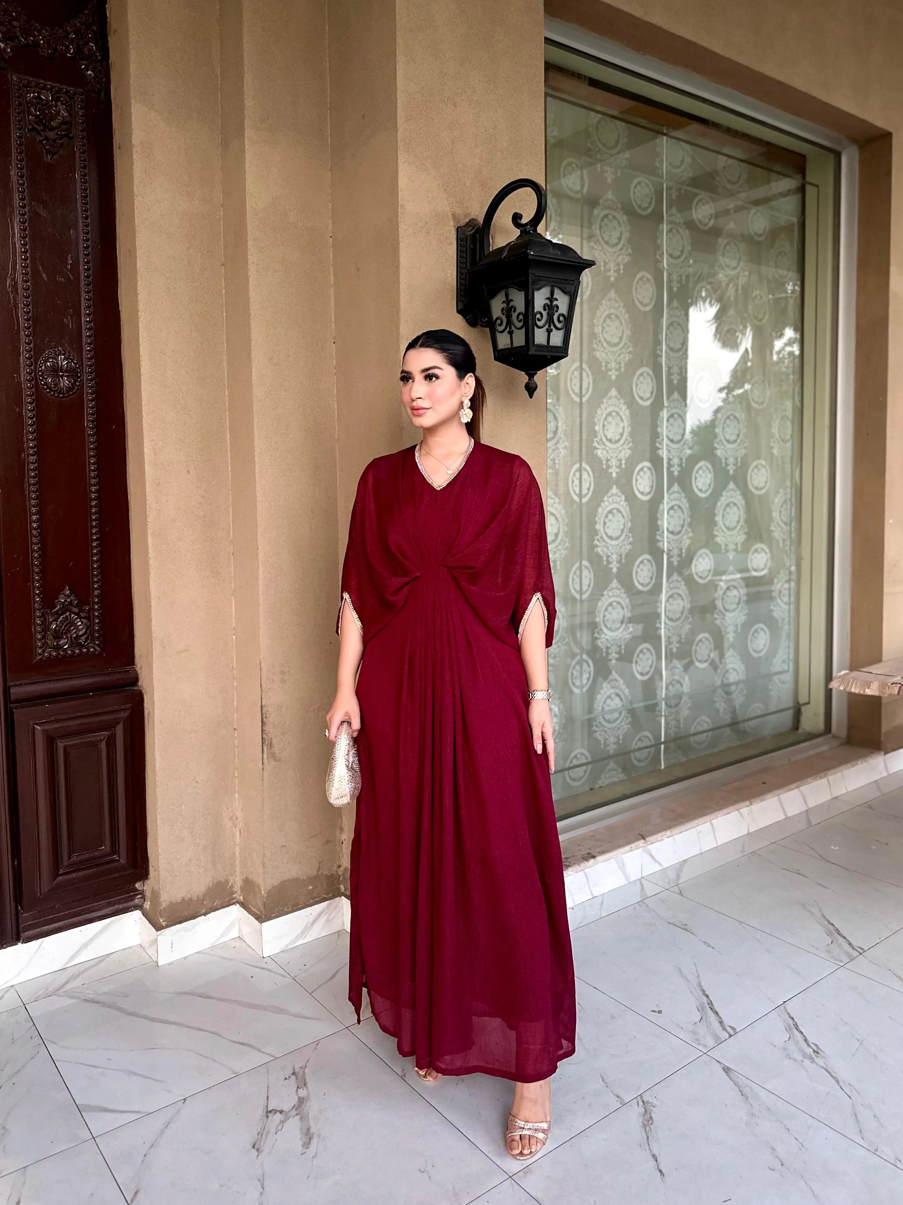 Maroon Kaftan