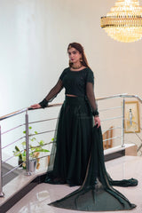 Deep Green Lehenga Choli