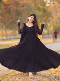 Black chiffon - Mataish Couture