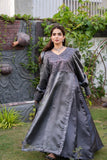 Grey Sequence Frock - Mataish Couture