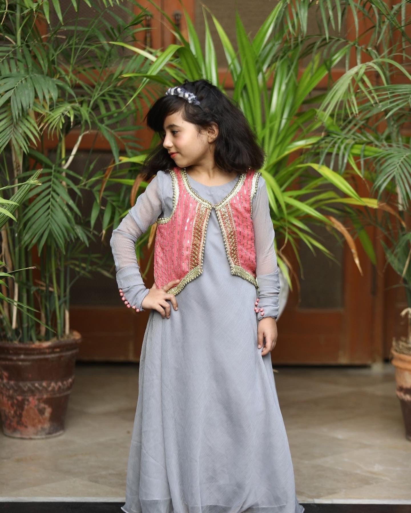 Greyish Pink (Kids) - Mataish Couture