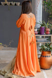 Orange Cotton Silk - Mataish Couture