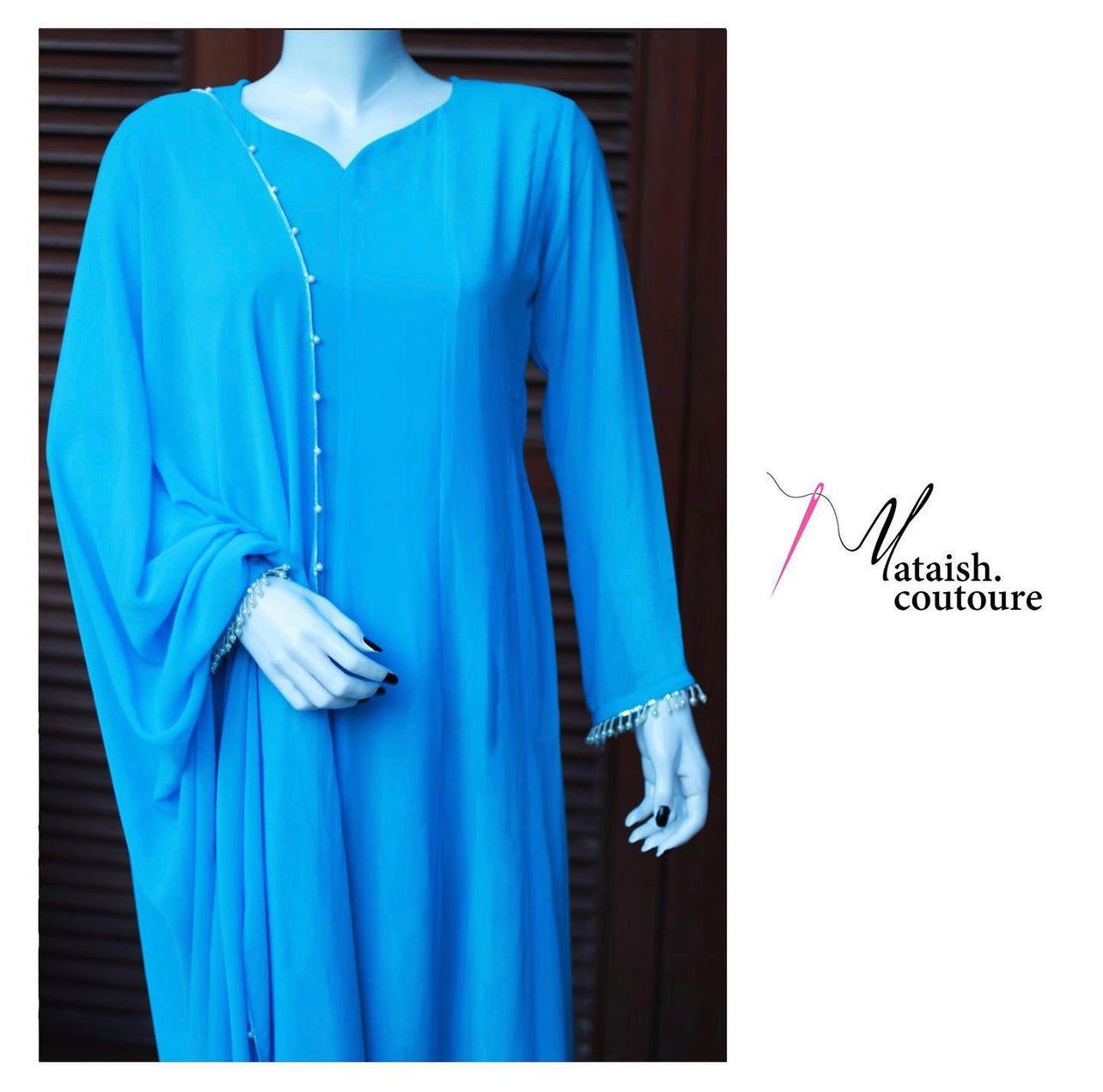 sky blue - Mataish Couture